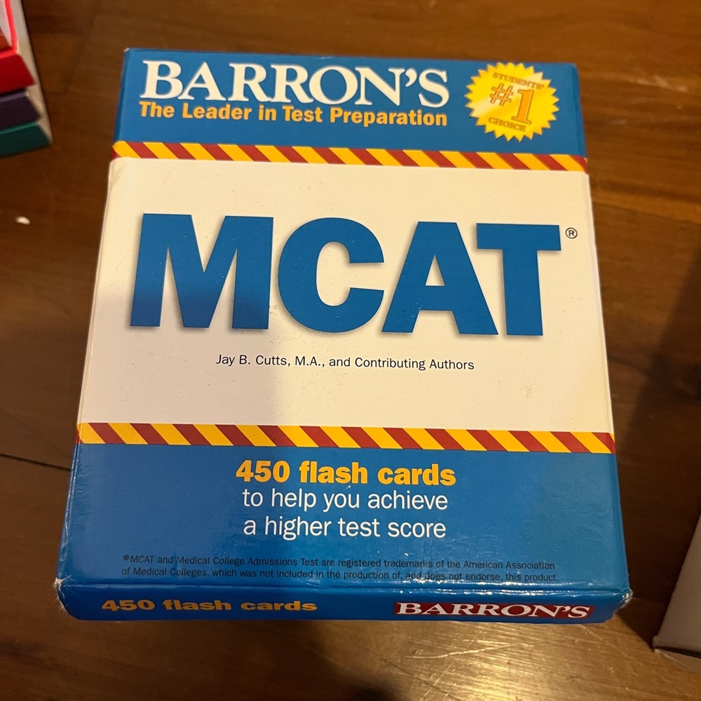 Barron’s MCAT Flash Cards